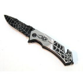 8" Tactical Spring Assisted Knife Spider
