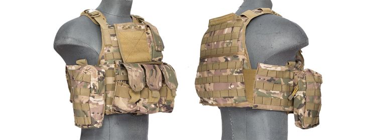 SCA-305C Tactical Assault Plate Carrier Vest in Camo