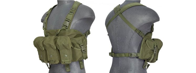 SCA-308G AK CHEST RIG (OD GREEN)