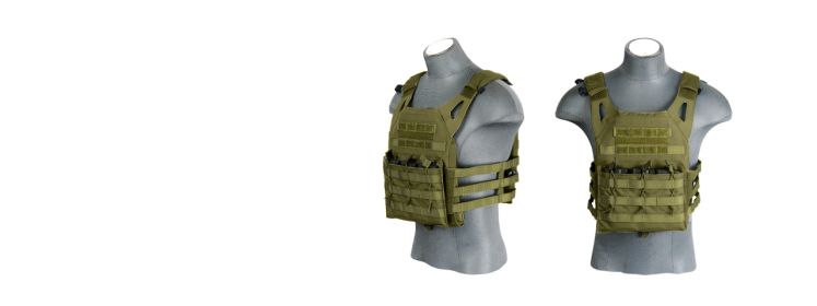 SCA-312G JPC Jumpable Plate Carrier in OD Green