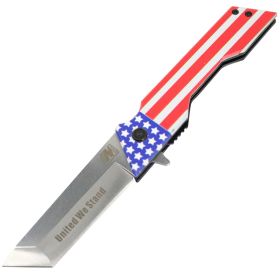 Mike Schmidt Series Handle  8" Folding Knife Spring Assisted Staineless Steel
